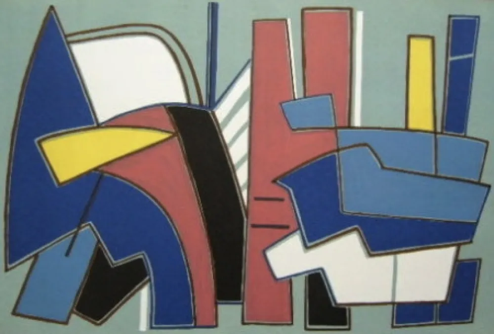 Litografía Magnelli - Composition