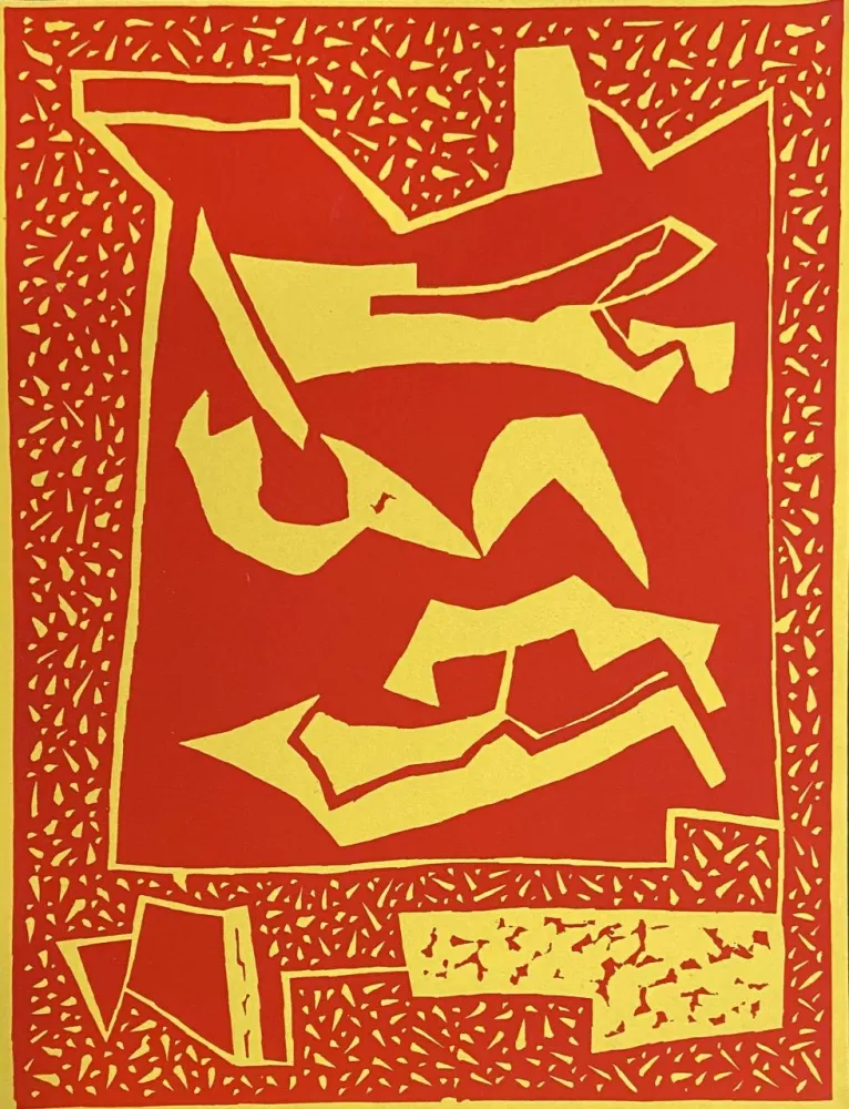 Grabado En Madera Magnelli - Composition 66