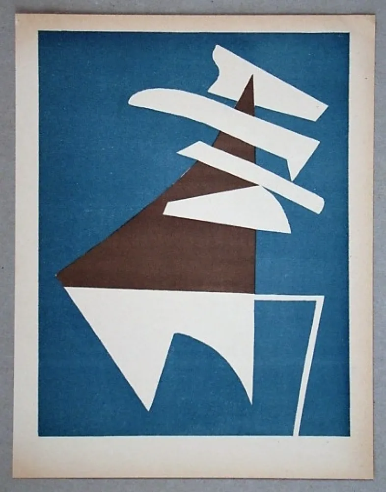 Litografía Magnelli - Composition pour XXe Siècle