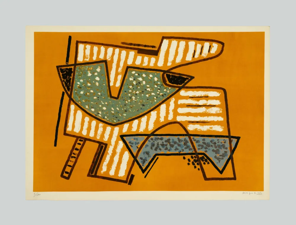 Litografía Magnelli - Composizione