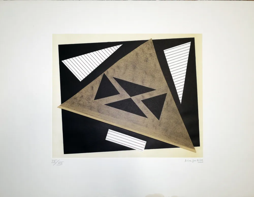 Litografía Magnelli - Composizione 2