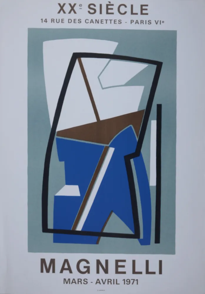 Litografía Magnelli - Galerie XXème Siècle, 1971