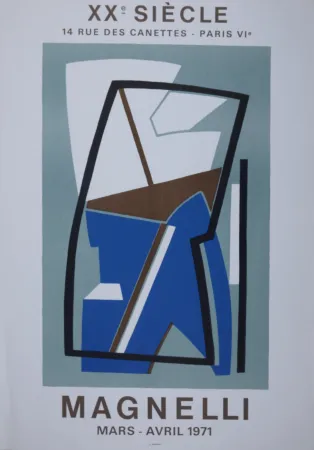 Litografía Magnelli - Galerie XXème Siècle, 1971