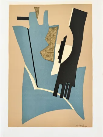 Litografía Magnelli - Hommage à San Lazzaro