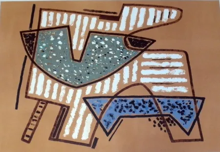 Litografía Magnelli - Sans titre