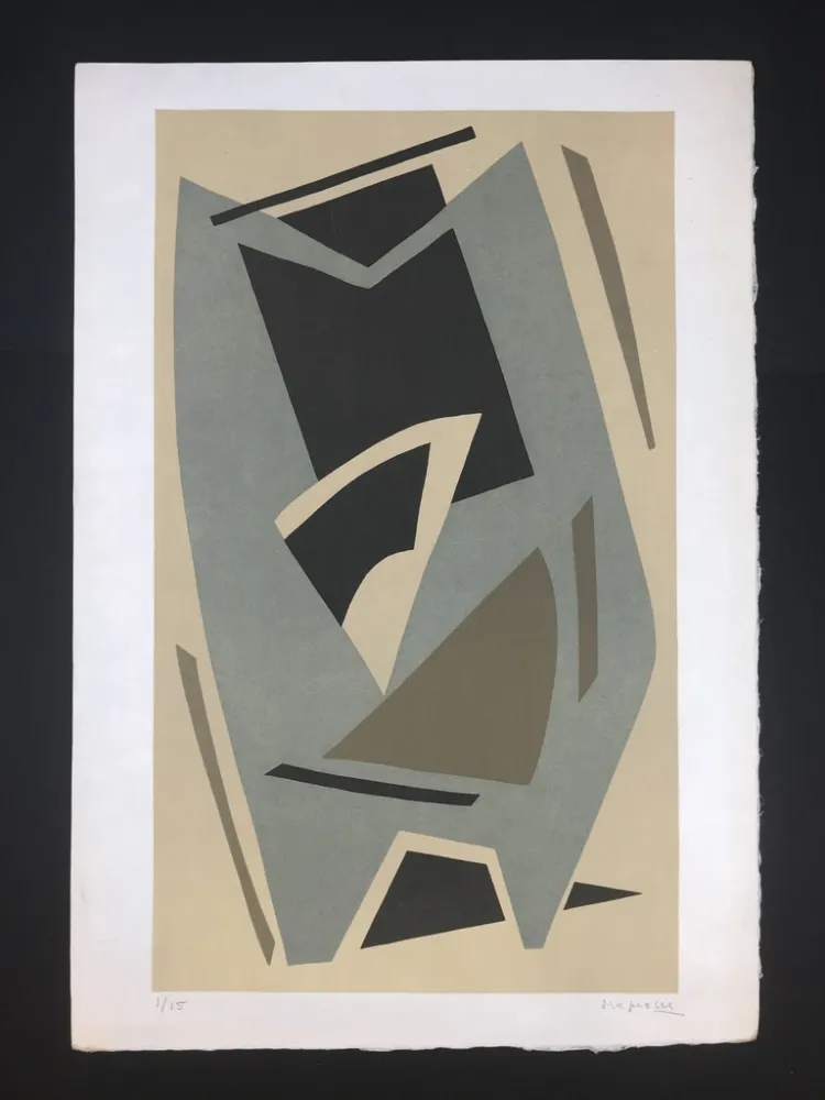 Litografía Magnelli - Senza titolo 