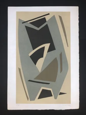 Litografía Magnelli - Senza titolo 