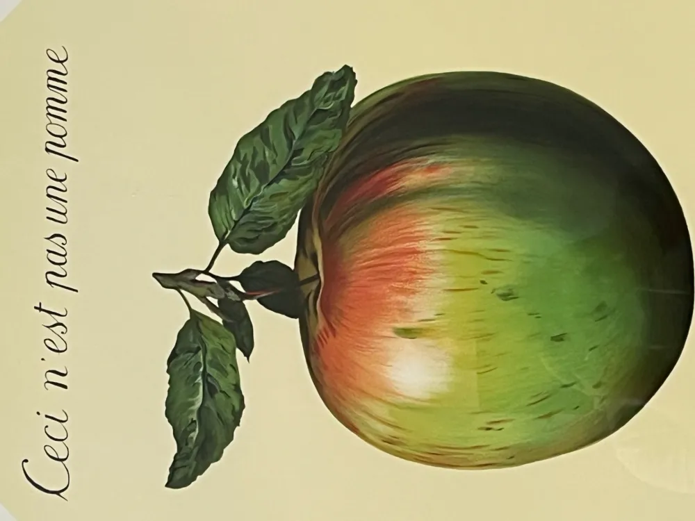 Litografía Magritte - Ceci n'est pas une pomme