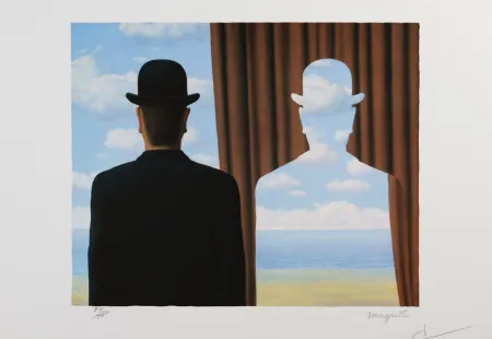 Litografía Magritte - Décalcomanie (Decalcomania)