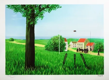 Litografía Magritte - La Belle Captive