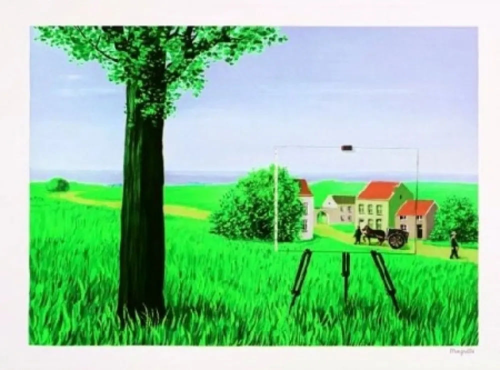 Litografía Magritte - La Belle Captive, 1931