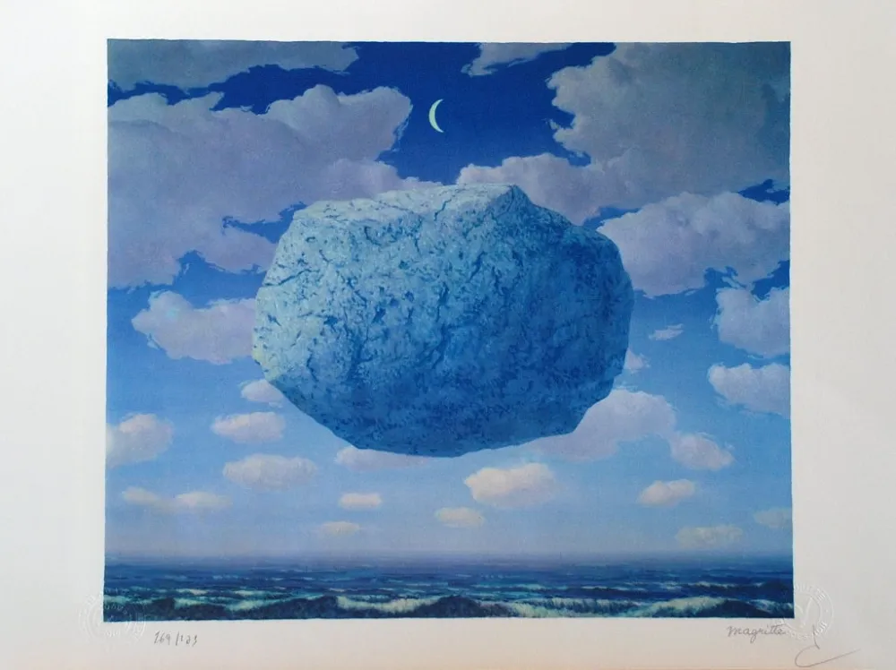 Litografía Magritte - La Flèche de Zénon