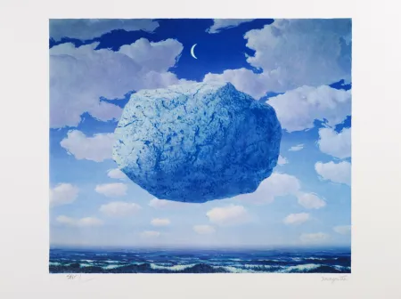 Litografía Magritte - La Flèche de Zénon (Zeno’s Arrow)