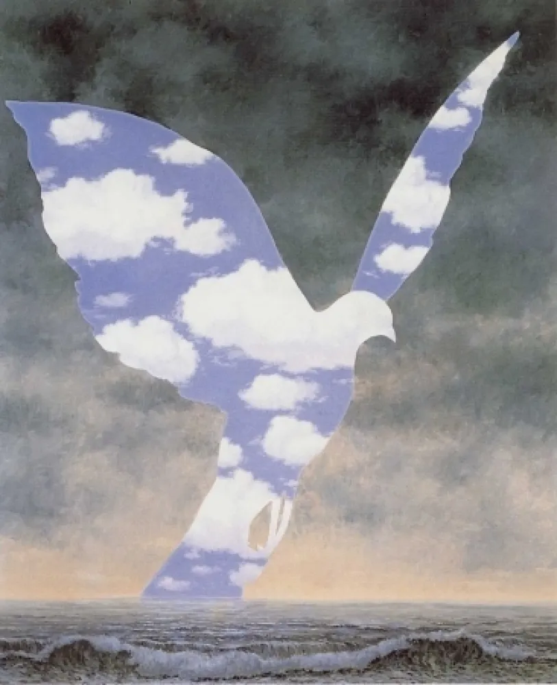 Litografía Magritte - La grande famille