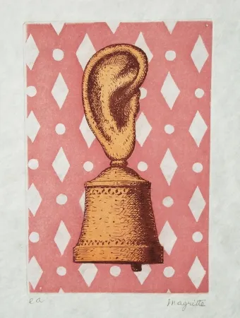 Aguafuerte Y Aguatinta Magritte - La leçon de musique