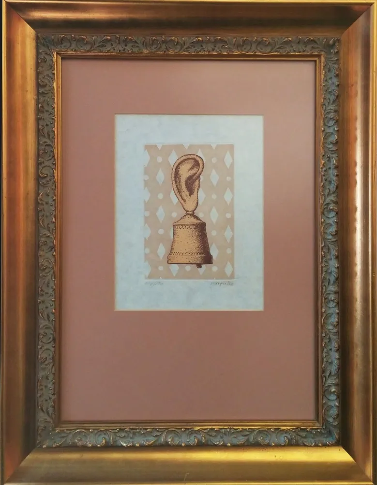 Grabado Magritte - LA LECON DE MUSIQUE