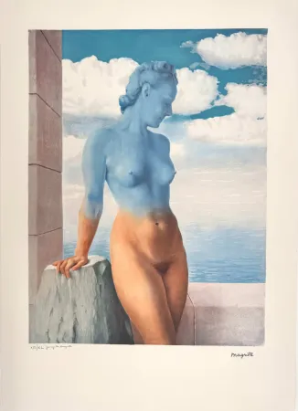 Litografía Magritte -  La Magie noire 