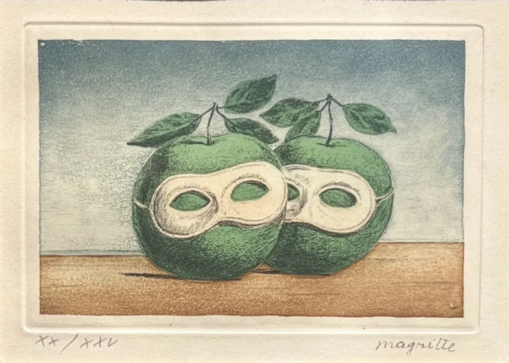 Aguafuerte Y Aguatinta Magritte - La Prêtre Marie