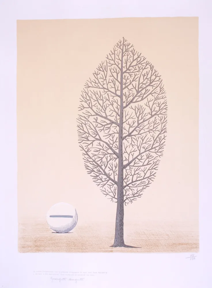 Litografía Magritte - La Recherche de l'Absolu - The research of absolute