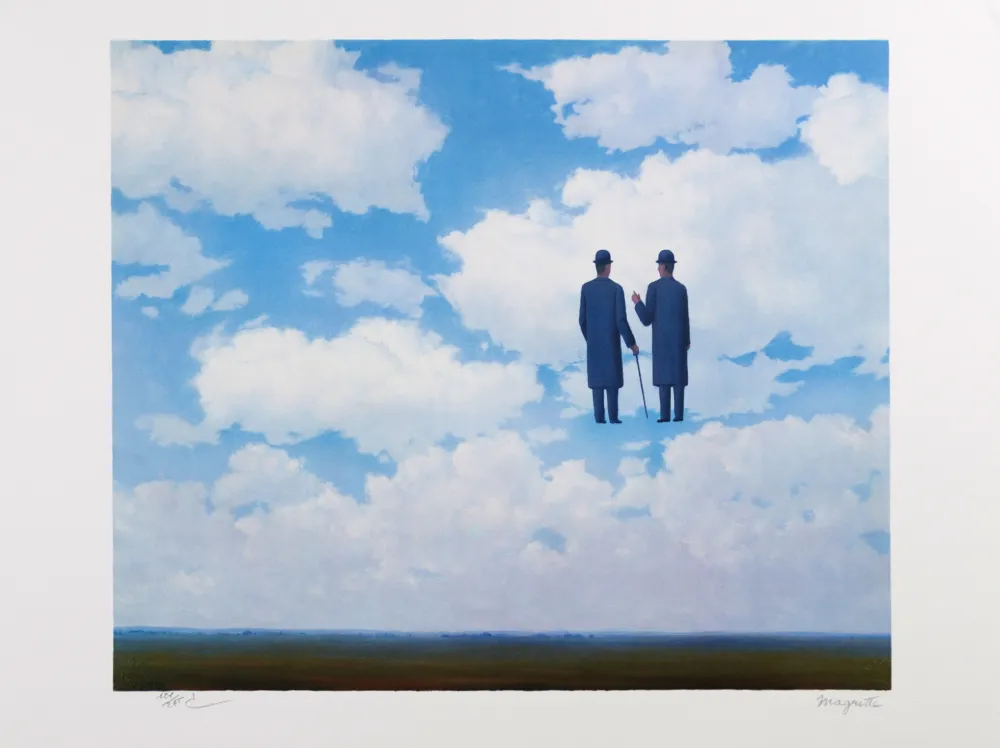 Litografía Magritte - La Reconnaissance Infinie (The Infinite Recognition)
