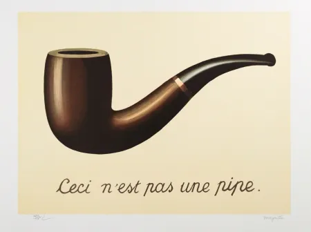 Litografía Magritte - La Trahison des Images