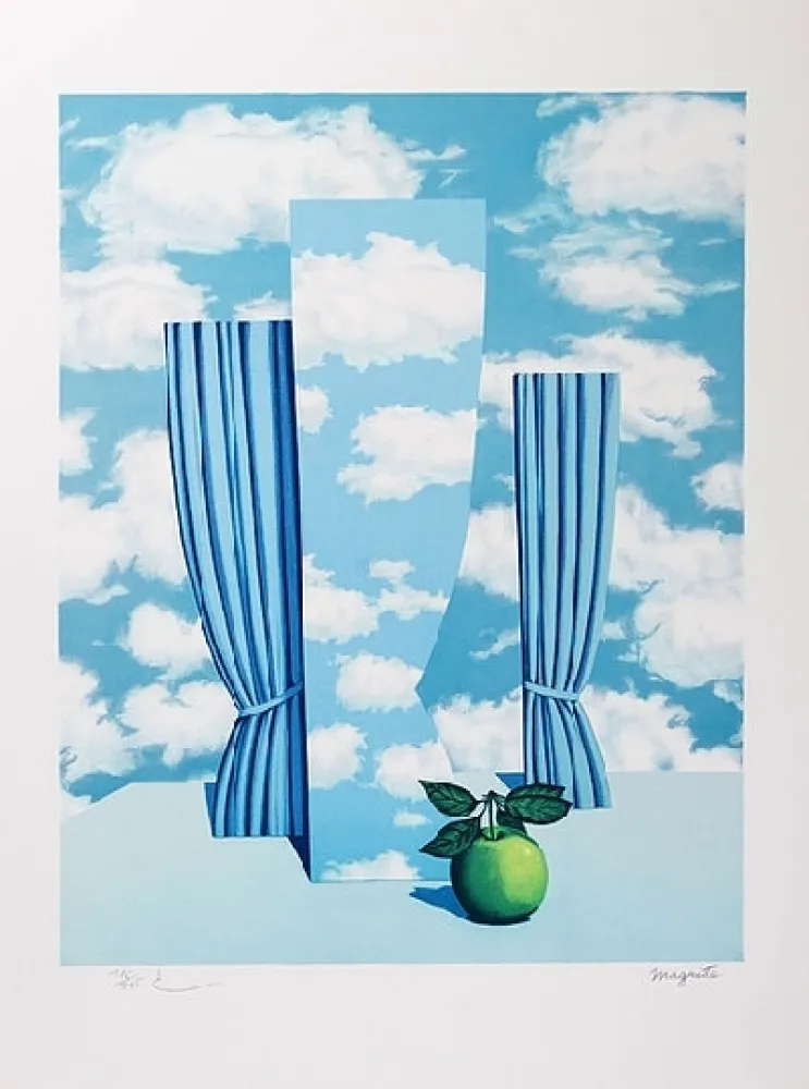 Litografía Magritte - Le beau monde