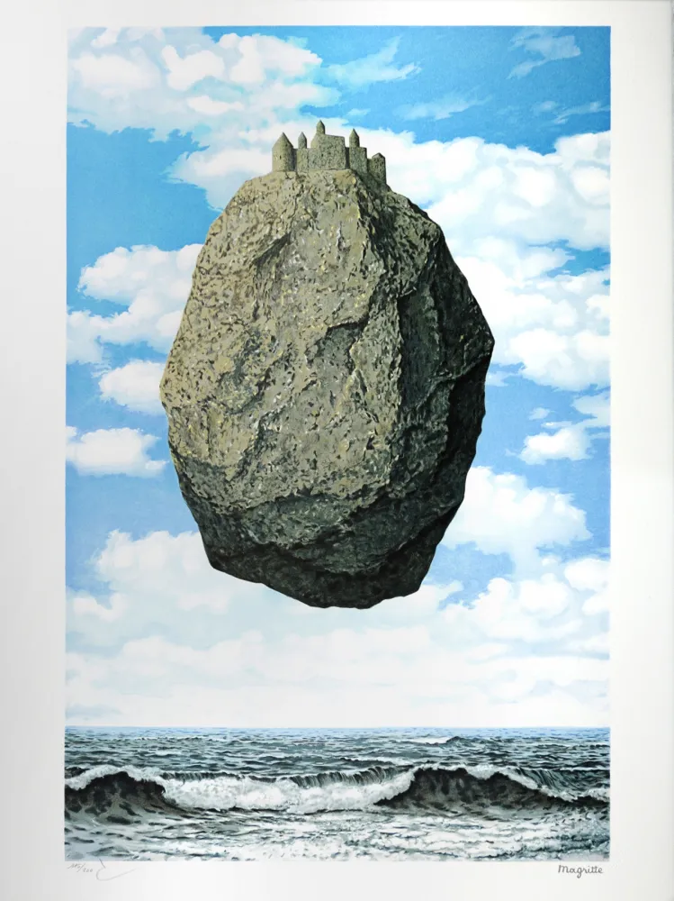 Litografía Magritte - Le Château des Pyrénées (The Castle of the Pyrenees)