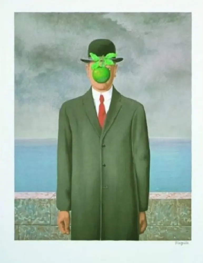 Litografía Magritte - Le fils de l'homme, 1964