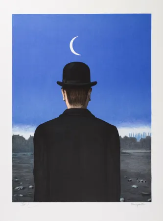 Litografía Magritte - Le Maître d’École (The School Master)