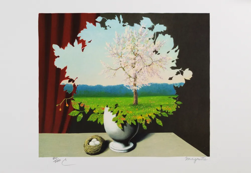 Litografía Magritte - Le Plagiat (Plagiary)