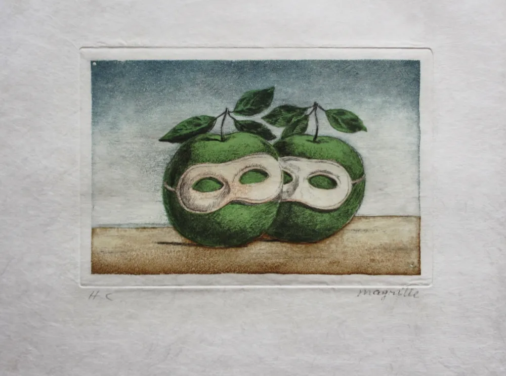 Aguafuerte Y Aguatinta Magritte - Le Prêtre Marie