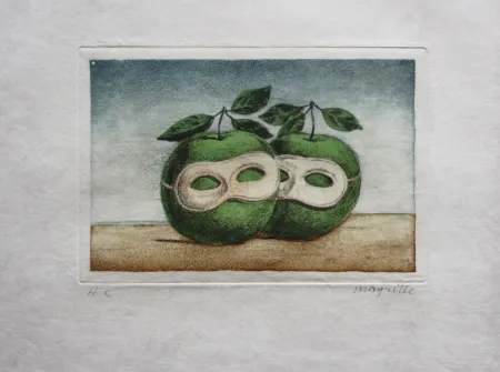 Aguafuerte Y Aguatinta Magritte - Le Prêtre Marie