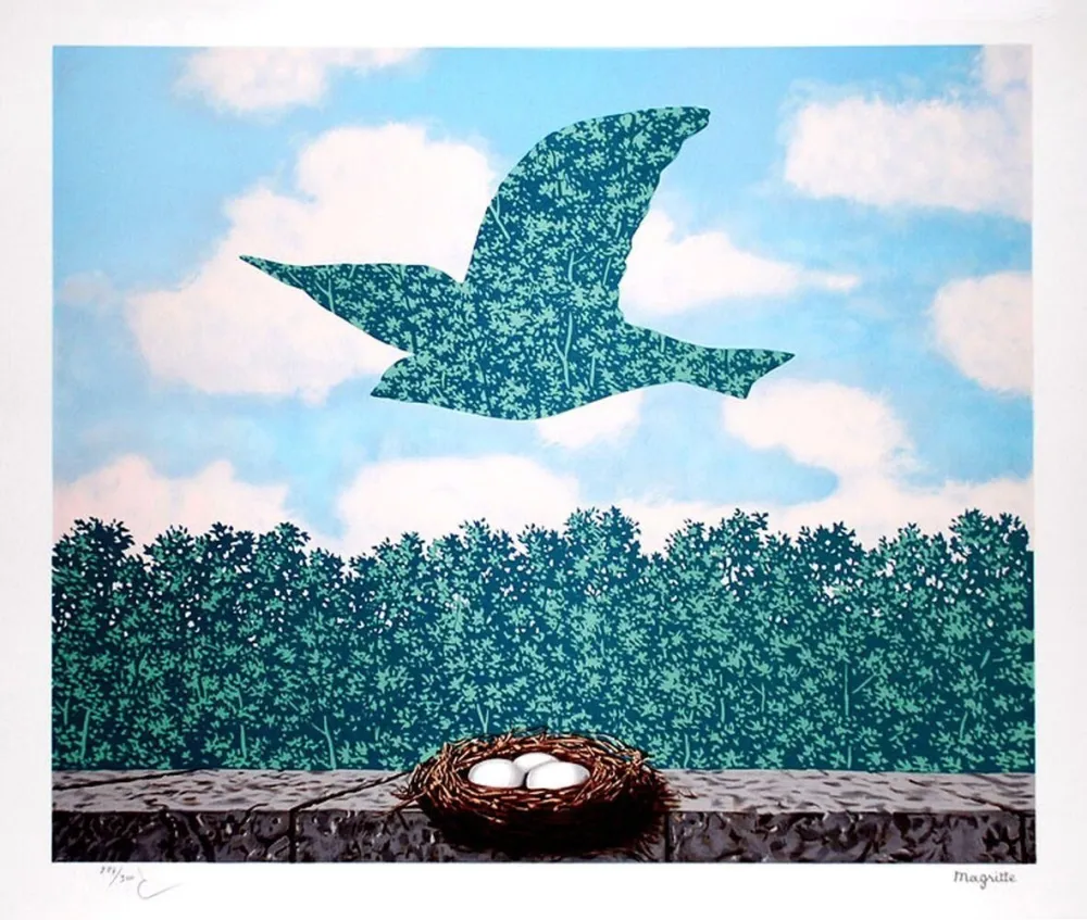 Litografía Magritte - Le Printemps