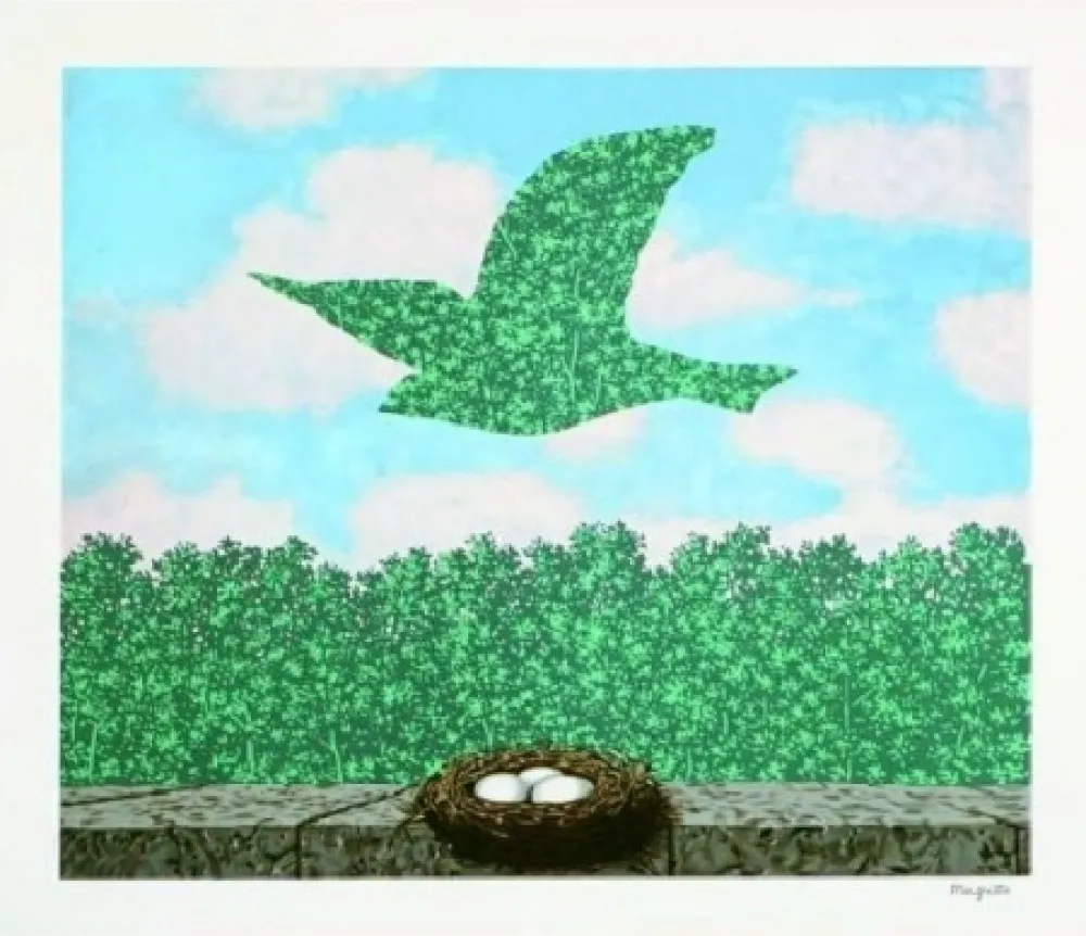Litografía Magritte - Le printemps, 1965