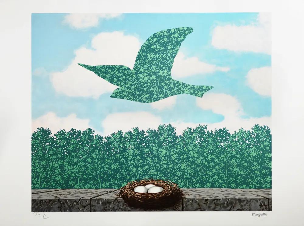 Litografía Magritte - Le Printemps (Spring)