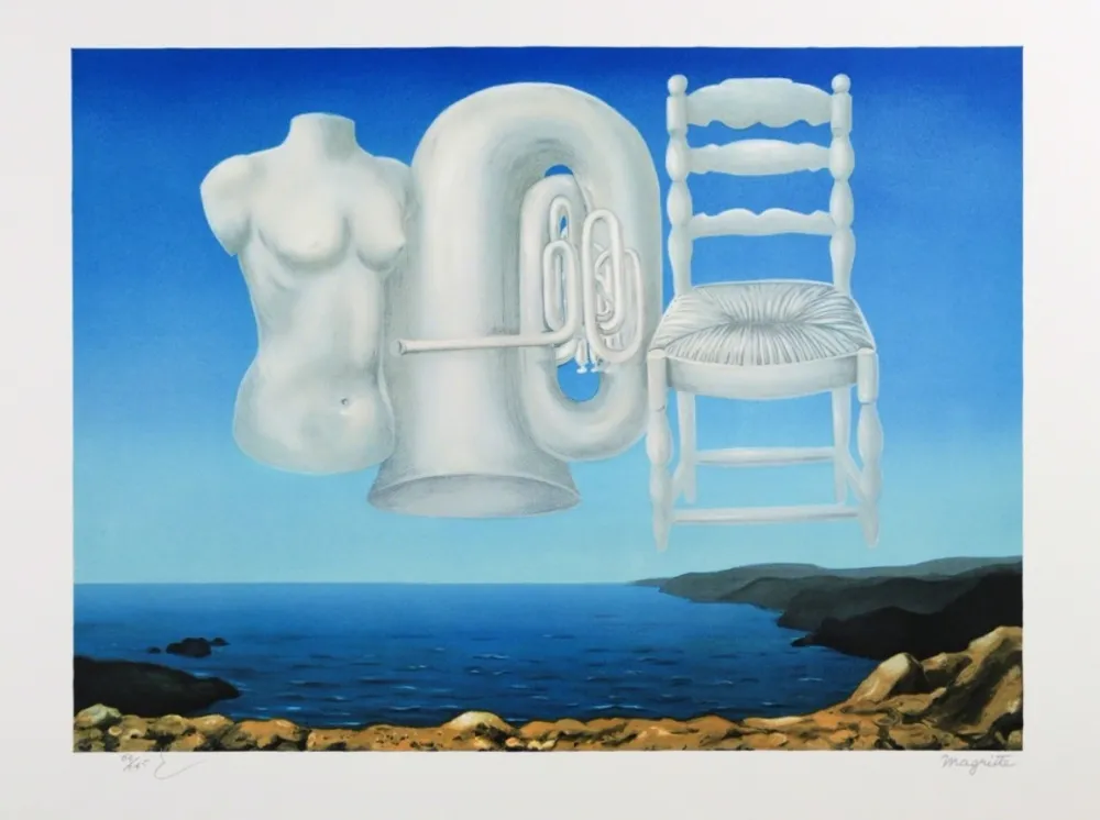 Litografía Magritte - Le Temps Menaçant