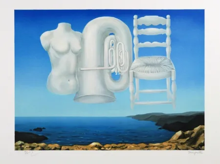 Litografía Magritte - Le Temps Menaçant
