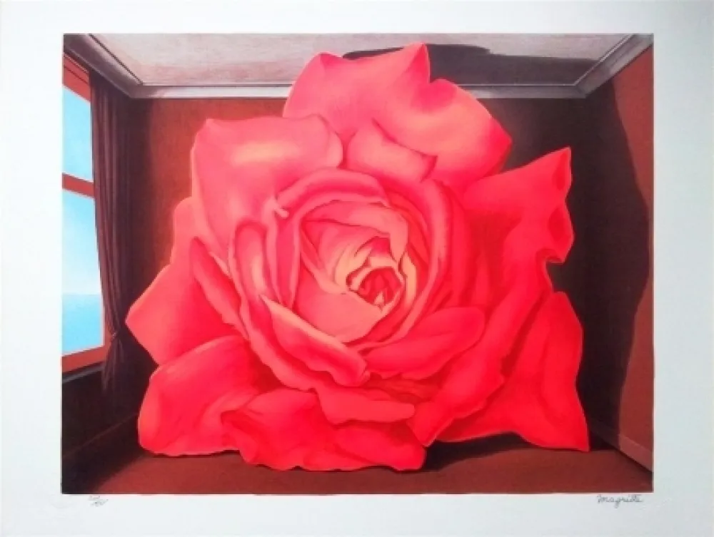 Litografía Magritte - Le Tombeau des Lutteurs (the tomb of the wrestlers)