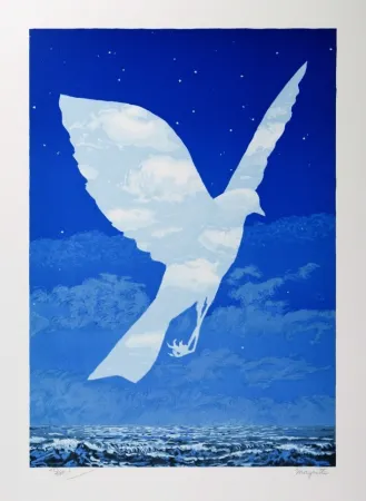 Litografía Magritte - L'Entrée en scène