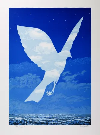 Litografía Magritte - L’Entrée en scène (The Emergence)