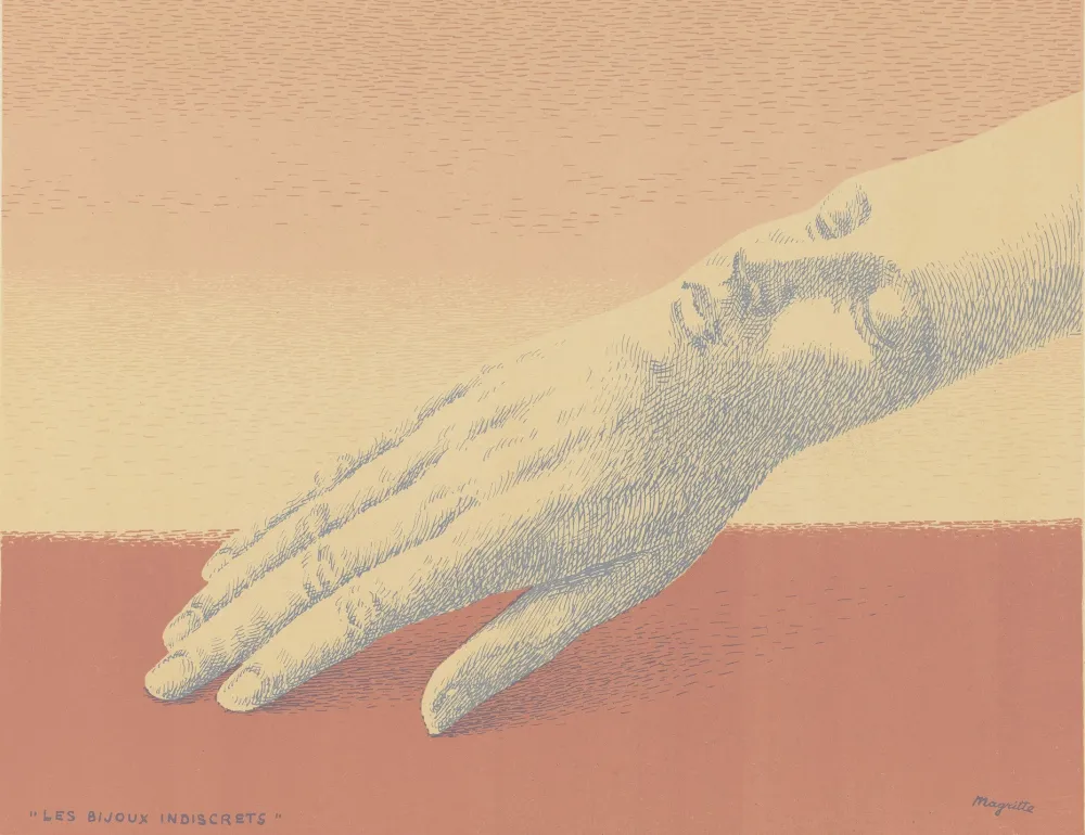 Litografía Magritte - Les Bijoux Indiscrets