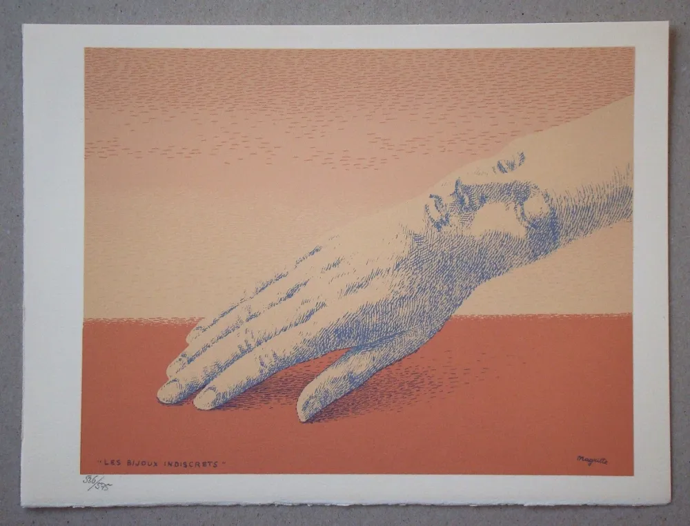 Litografía Magritte - Les bijoux indiscrets, 1963