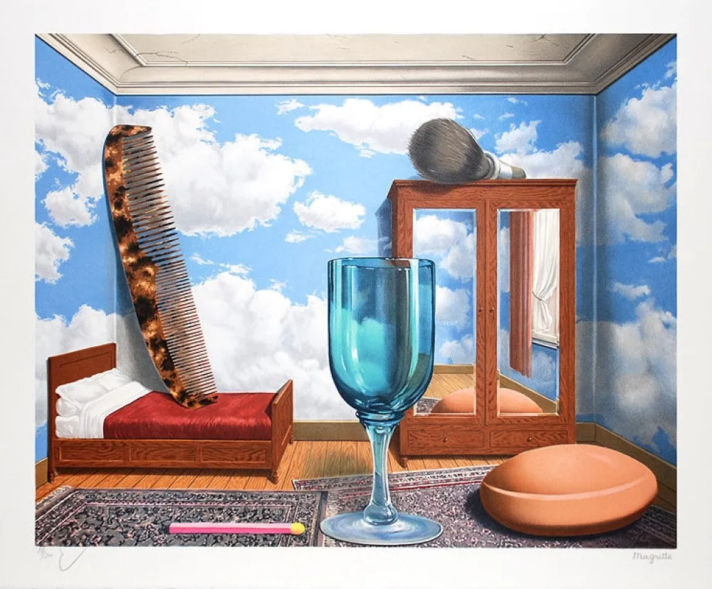Litografía Magritte - Les Valeurs Personnelles