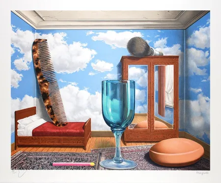 Litografía Magritte - Les Valeurs Personnelles