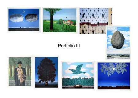 Litografía Magritte - Portfolio III, Suite de 8 lithographies 