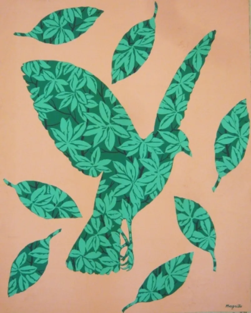 Serigrafía Magritte - Sans titre