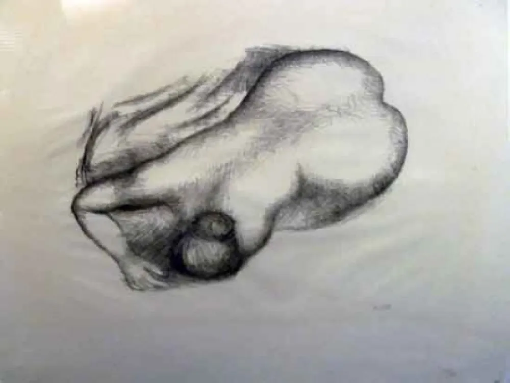 Litografía Maillol - Torso