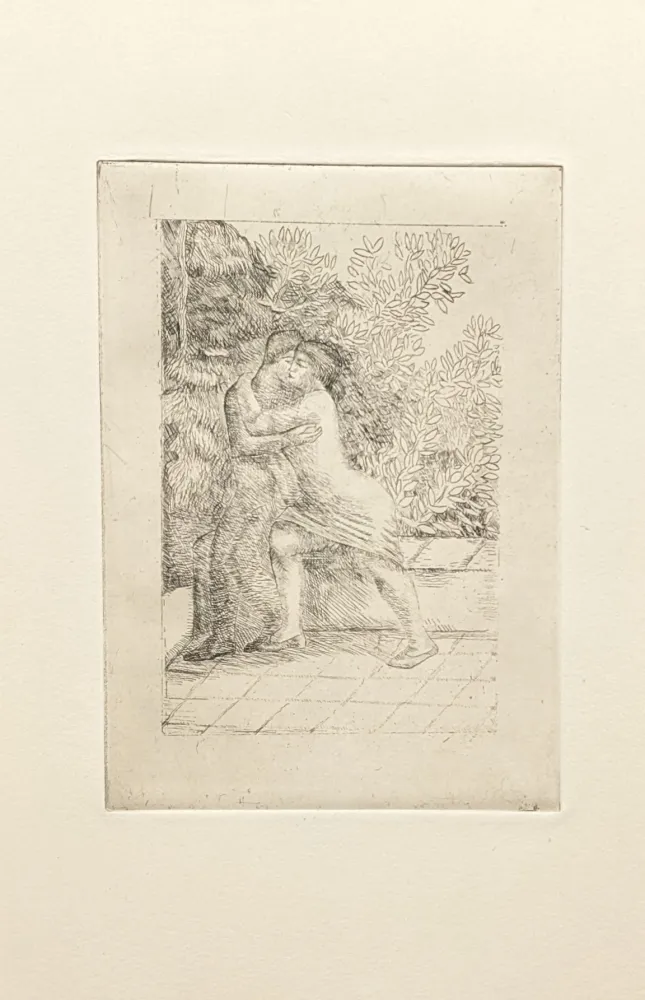 Grabado Maillol - Untitled, from Livret de Folastries