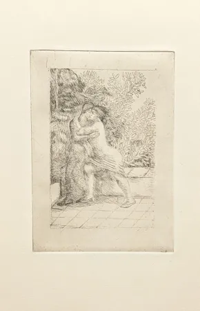 Grabado Maillol - Untitled, from Livret de Folastries
