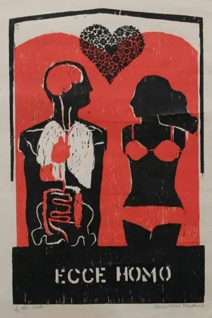 Grabado En Madera Maiolino - Ecce Homo